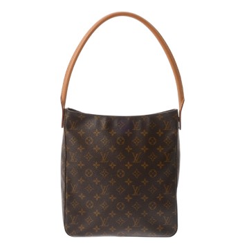 ルイ ヴィトン モノグラム ルーピング GM ブラウン M51145 モノグラムキャンバス レディース バッグ 【中古】【bag】