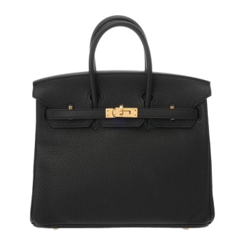 エルメス バーキン 25 ブラック トゴ レディース バッグ 【中古】【bag】