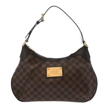 ルイ ヴィトン ダミエ テムズ GM ブラウン N48181 ダミエキャンバス レディース バッグ 【中古】【bag】
