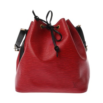 ルイ ヴィトン エピ プチノエ カスティリアンレッド/ノワール M44172 レザー レディース バッグ 【中古】【bag】