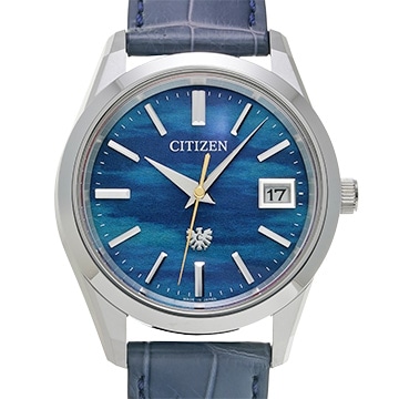 シチズン エコドライブ 限定モデル AQ4100-22L 藍染和紙 メンズ 時計 【新品】【wristwatch】