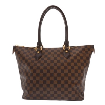 ルイ ヴィトン ダミエ サレヤ MM エベヌ N51182 ダミエキャンバス レディース バッグ 【中古】【bag】