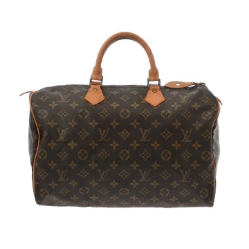 ルイ ヴィトン モノグラム スピーディ 35 ブラウン M41524 モノグラムキャンバス レディース バッグ 【中古】【bag】
