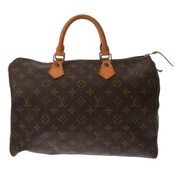 ルイ ヴィトン モノグラム スピーディ 35 ブラウン M41524 モノグラムキャンバス レディース バッグ 【中古】【bag】