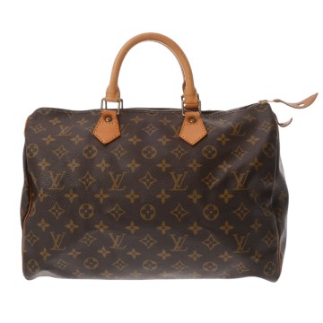 ルイ ヴィトン モノグラム スピーディ 35 ブラウン M41524 モノグラムキャンバス レディース バッグ 【中古】【bag】