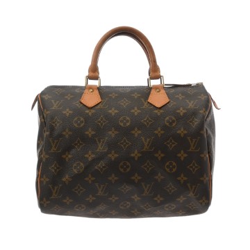 ルイ ヴィトン モノグラム スピーディ30 マロン M41526 モノグラムキャンバス レディース バッグ 【中古】【bag】