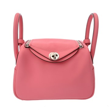 エルメス リンディ ミニ ローズエテ ヴォースイフト レディース バッグ 【未使用】【bag】