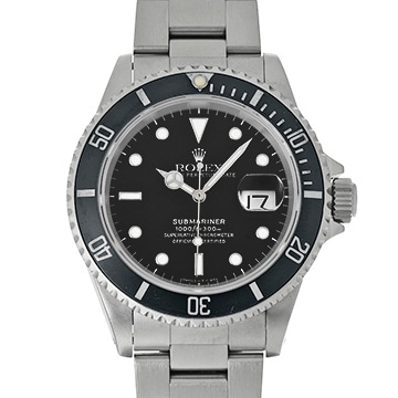 ロレックス サブマリーナ デイト 16610 ブラック メンズ 時計 【中古】【wristwatch】