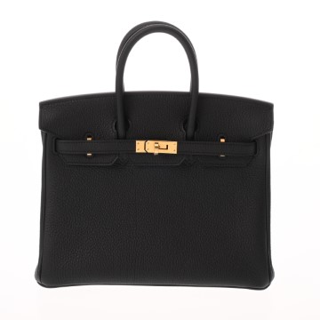 エルメス バーキン 25 ブラック トゴ レディース バッグ 【新品】【bag】