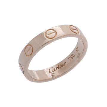 カルティエ ミニラブリング #47 ゴールド K18ピンクゴールド PG レディース ジュエリー 【中古】【jewelry】
