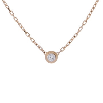 カルティエ ダムール ネックレス SM ピンク K18ピンクゴールド PG レディース ジュエリー 【中古】【jewelry】