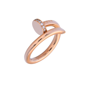 カルティエ ジュストアンクル リング #52 ピンク K18ピンクゴールド PG レディース ジュエリー 【中古】【jewelry】