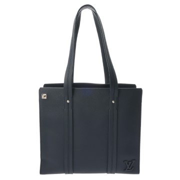 ルイ ヴィトン LVアエログラム テイクオフ トート ネイビー M21542 グレインドカーフレザー メンズ バッグ 【中古】【bag】