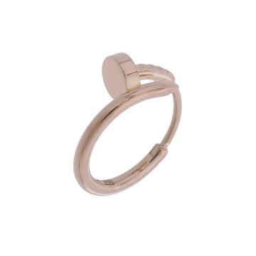 カルティエ ジュストアンクル シングル ピアス ゴールド K18ピンクゴールド PG レディース ジュエリー 【中古】【jewelry】