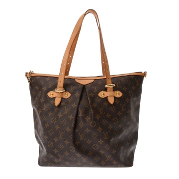 ルイ ヴィトン モノグラム パレルモ GM ブラウン M40146 モノグラムキャンバス レディース バッグ 【中古】【bag】
