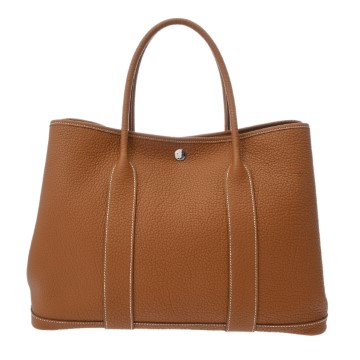エルメス ガーデンパーティ PM ゴールド ネゴンダ レディース バッグ 【中古】【bag】