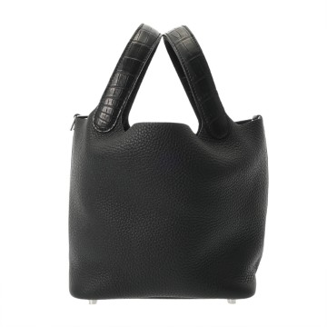 エルメス ピコタン ロックタッチPM ブラック トリヨンクレマンス/アリゲーターマット レディース バッグ 【未使用】【bag】