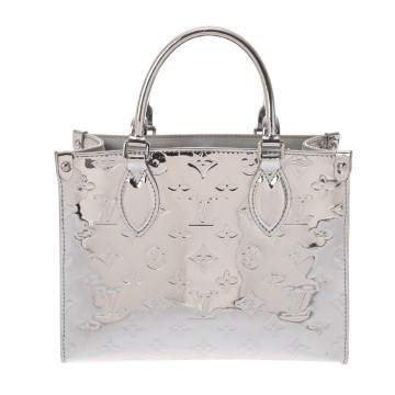 ルイ ヴィトン モノグラムミロワール オンザゴー PM LV SKI シルバー M26373 ミロワール レディース バッグ 【中古】【bag】