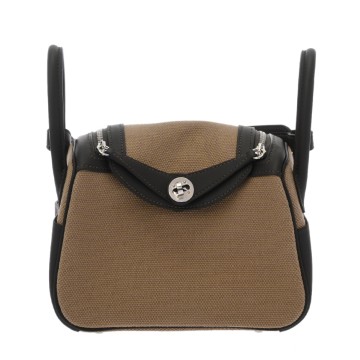 エルメス リンディ ミニ 2 ムース/べブラン トワルアッシュ/ヴォースイフト レディース バッグ 【未使用】【bag】