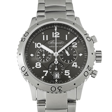 ブレゲ トランスアトランティック タイプXXI 3810ST/92/SZ9 グレー メンズ 時計 【中古】【wristwatch】