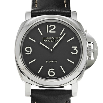 パネライ ルミノール ベース 8デイズ アッチャイオ PAM00560 ブラック メンズ 時計 【中古】【wristwatch】