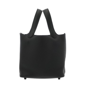 エルメス ピコタンロック PM モノクローム ブラック トリヨンクレマンス レディース バッグ 【中古】【bag】