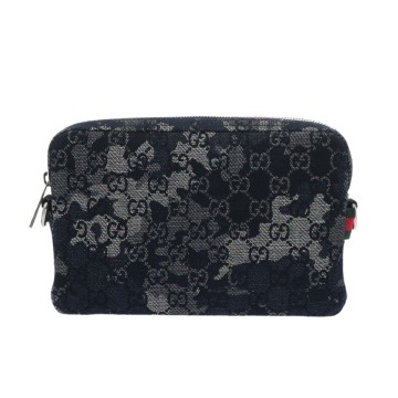 グッチ スモール クロスボディバッグ ブルーインディゴ 849009 GGデニム メンズ バッグ 【中古】【bag】