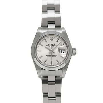 ロレックス オイスターパーペチュアル デイト 79160 シルバー レディース 時計 【中古】【wristwatch】