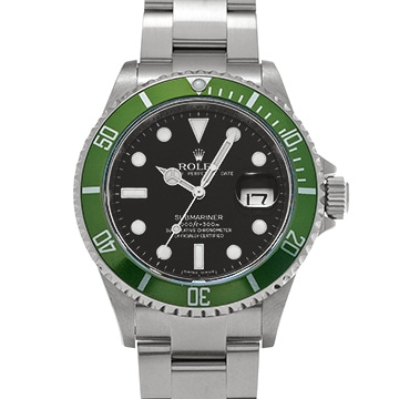 ロレックス サブマリーナー 16610LV ブラック メンズ 時計 【中古】【wristwatch】