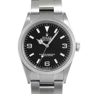 ロレックス エクスプローラー 114270 ブラック メンズ 時計 【中古】【wristwatch】