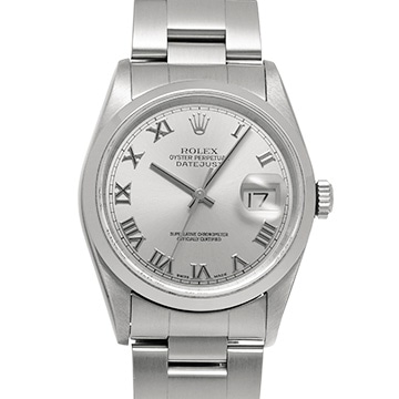 ロレックス デイトジャスト 16200 グレー メンズ 時計 【中古】【wristwatch】