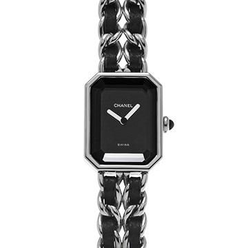 シャネル プルミエール L H0451 ブラック レディース 時計 【中古】【wristwatch】