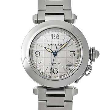 カルティエ パシャC W31023M7 シルバー ユニセックス 時計 【中古】【wristwatch】