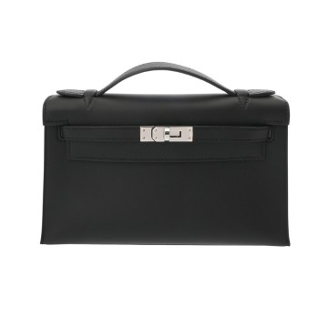 エルメス ポシェットケリー  ブラック ヴォースイフト レディース バッグ 【新品】【bag】