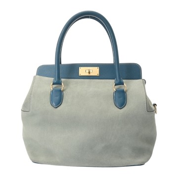 エルメス ツールボックス 26 シエル/ブルータラサ グリズリー/エバーカラー レディース バッグ 【中古】【bag】