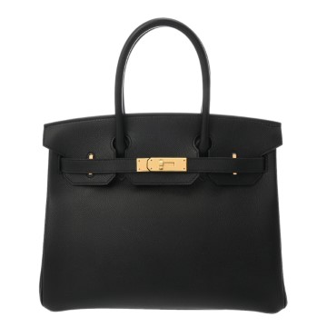 エルメス バーキン 30 ブラック ヴォーエプソン レディース バッグ 【中古】【bag】