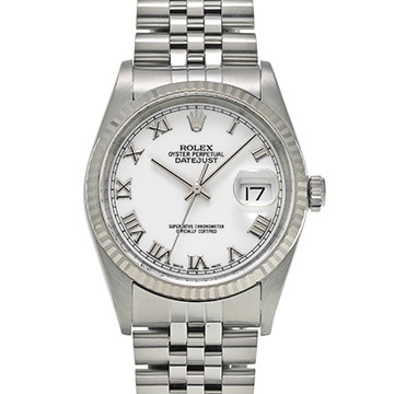 ロレックス デイトジャスト 16234 ホワイト メンズ 時計 【中古】【wristwatch】
