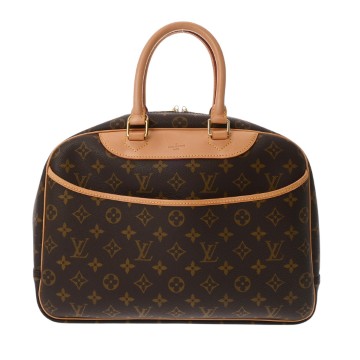 ルイ ヴィトン モノグラム ドーヴィル ブラウン M47270 モノグラムキャンバス レディース バッグ 【中古】【bag】