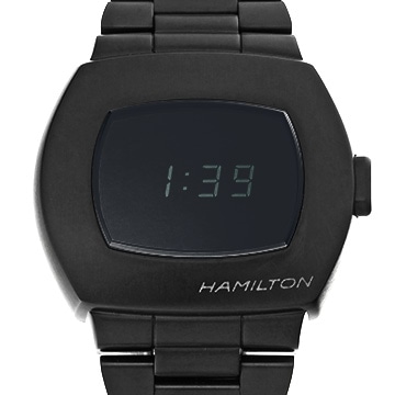 ハミルトン アメリカンクラシック PSR デジタルクォーツ H52404131 ブルー メンズ 時計 【中古】【wristwatch】
