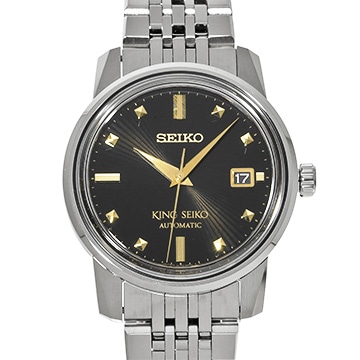 セイコー キングセイコー SDKA025 ブラック メンズ 時計 【中古】【wristwatch】