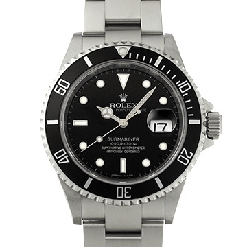 ロレックス サブマリーナ デイト 16610 ブラック メンズ 時計 【中古】【wristwatch】