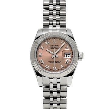 ロレックス デイトジャスト 179174 ピンク レディース 時計 【中古】【wristwatch】