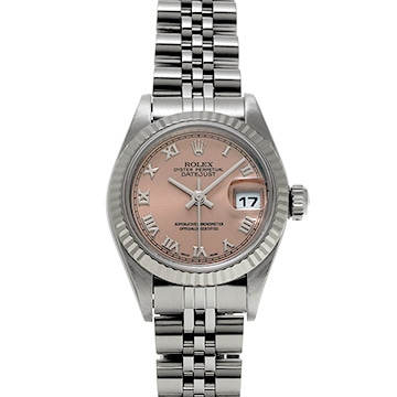 ロレックス デイトジャスト 79174 ピンク レディース 時計 【中古】【wristwatch】