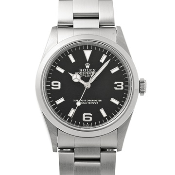 ロレックス エクスプローラー 14270 ブラック メンズ 時計 【中古】【wristwatch】