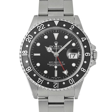 ロレックス GMTマスターII 16710 ブラック メンズ 時計 【中古】【wristwatch】