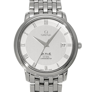 オメガ デ・ヴィル プレステージ 4574.31 シルバー メンズ 時計 【中古】【wristwatch】