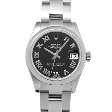ロレックス デイトジャスト 178240 ブラック ユニセックス 時計 【中古】【wristwatch】