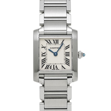 カルティエ タンクフランセーズ SM　 W51008Q3 シルバー レディース 時計 【中古】【wristwatch】