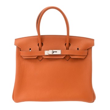 エルメス バーキン 30 オレンジ トゴ レディース バッグ 【中古】【bag】