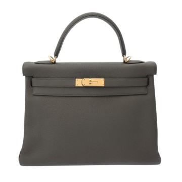 エルメス ケリー 32 内縫い 2WAY エタン トゴ レディース バッグ 【中古】【bag】